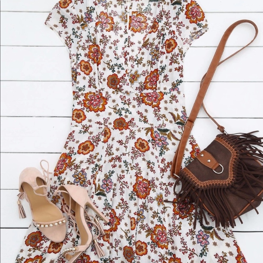 Floral summer dress